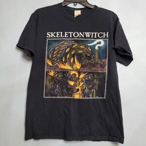 Skeletonwitch Band T-Shirt Men's Black Heavy Metal Thrash Jef Whitehead Tee Med